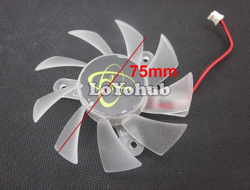 Power Logic PLA08015S12HH Graphics card Fan 12V 0.35A 75mm 2-Pin P/N:14010010183 - Picture 2 of 3