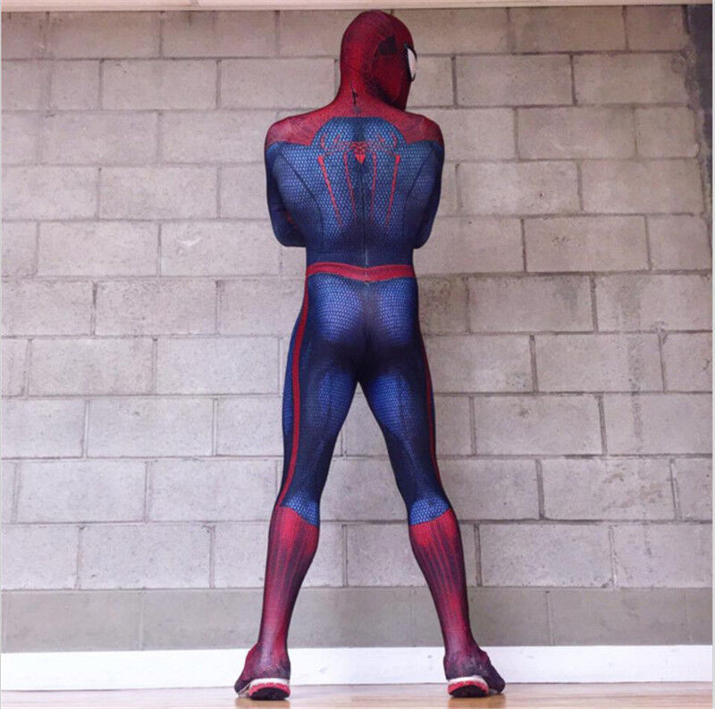 Fantasia Halloween Homem Aranha Com Máscara Tamanho G