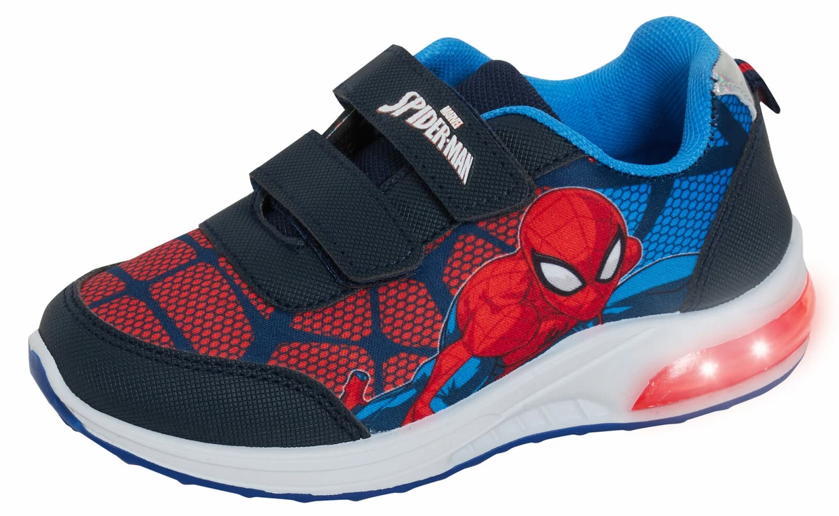 Spider man shoes with lights sales