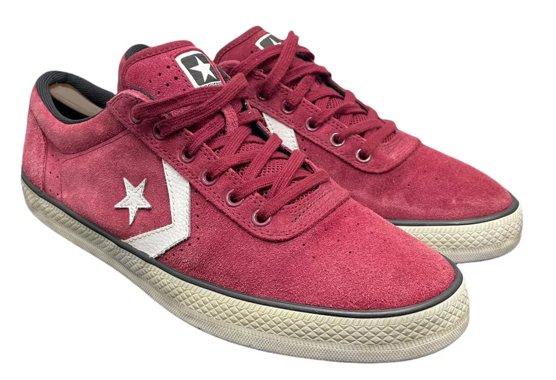 Baskets en daim en cuir marron Converse Chuck T One Star OX pour hommes taille 1