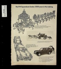 1969 Volkswagen Squareback Sedan Vintage Print Ad 14647