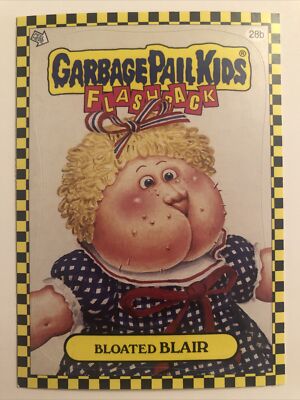 Garbage Pail Kids Topps 2010 Sticker Flashback Series 1 Bloated Blair 28b