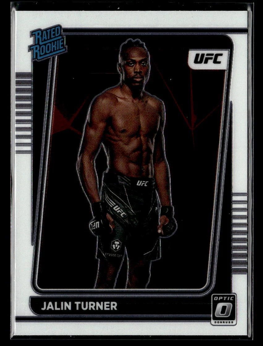 2022 Panini Optic UFC #114 Jalin Turner Rated Rookie NM/MINT