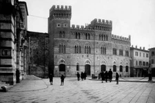 Tuscany Grosseto Piazza Dante Aldobrandeschi Palace Or Province 1910 OLD PHOTO