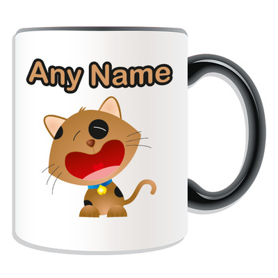 Personalisierte Geschenk Dumme Katze Tasse Spardose Tasse Tier Insekt Design Motiv Kätzchen