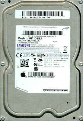 内蔵型ハードディスクドライブ Samsung HD103SJ 1TB HDD HD103SJ/A, HD103SJ, REV.A, DGT SAMSUNG 1TB 2010.07 | eBay