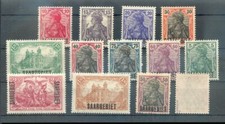 Saar 32/43+38y SATZ und 50Pf gutes PAPIER** MNH POSTFRISCH 38EUR (72246