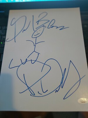 PUFF DADDY SIGNED RARE SKETCH W/JSA AUTHENTICATION