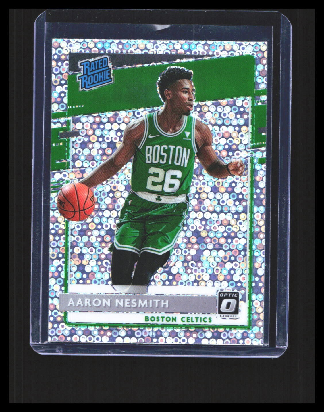 2020-21 Panini Donruss Optic Disco Rated Rookie #164 Aaron Nesmith (RC) Celtics