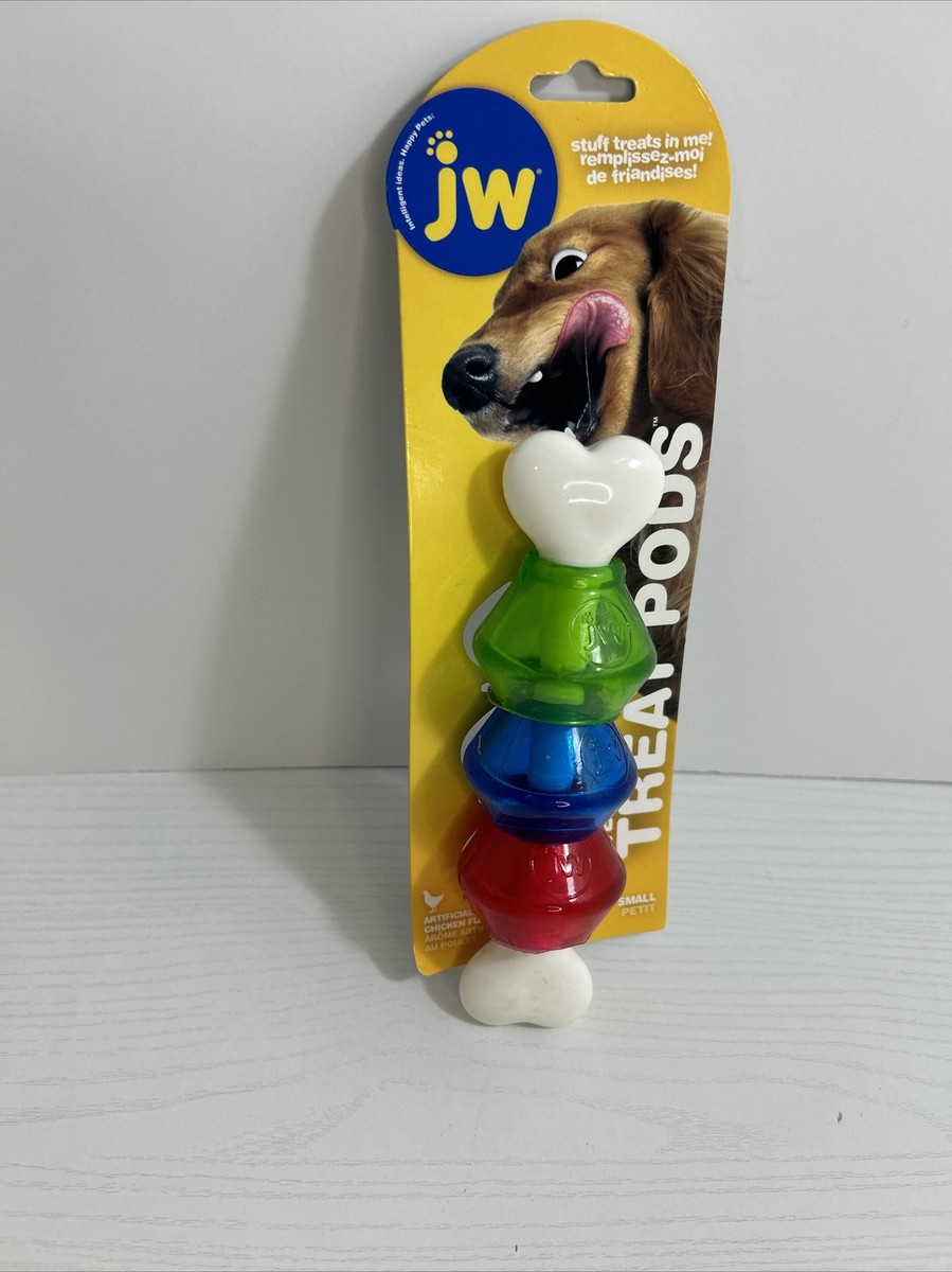 JW Pet Evettuff Treat Pods Dog Treat Toy/ Small