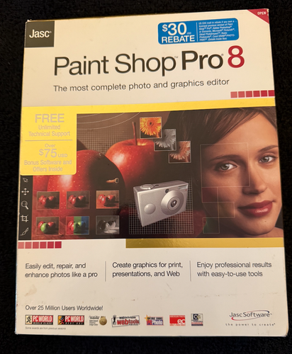 Corel/Jasc Paint Shop Pro 8 User Guide with CD