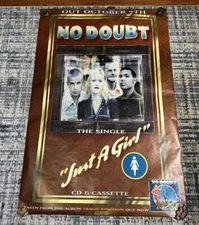 Vintage 1995 No Doubt Tragic Kingdom I’m Just A Girl Promo Poster Huge 60”x 40”