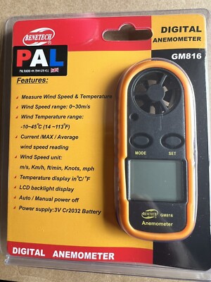 GM816 ANEMOMETER WIND SPEED-DRONE /ANTENA INSTALL