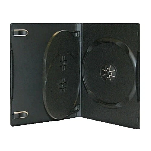 黑色空白媒体存储盒