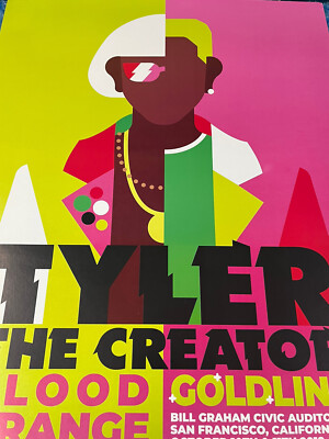 Tyler, The Creator San Francisco CA 2019 Tour Poster | eBay