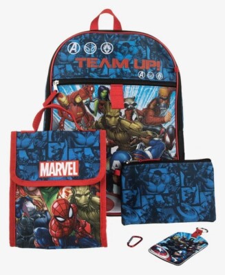 MARVEL Avengers 5 pc. Backpack Set