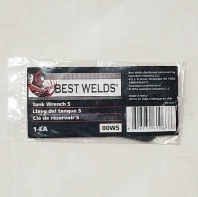 Best Welds Acetylene Tank Cylinder Wrench B & MC SIZE 3/16'' Square #5 Welding