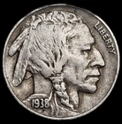 1938-D BUFFALO NICKEL FINE+ FREE USA SHIPPING!
