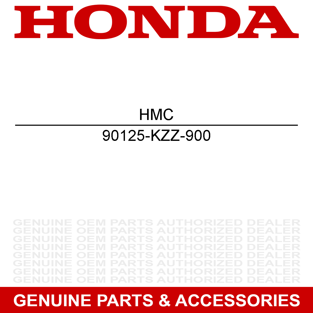 OEM Honda Sprocket Fixing Bolt 10x31 90125-kzz-900 for sale