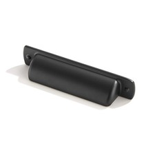6 Pack 2.5 In Matte Black Cabinet Pulls Cup Drawer Handles Knobs Hardware