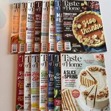 Lot of 15 Taste of Home Magazine Back Issues 2020, 2021, Couple 2019, 1 Of 2022