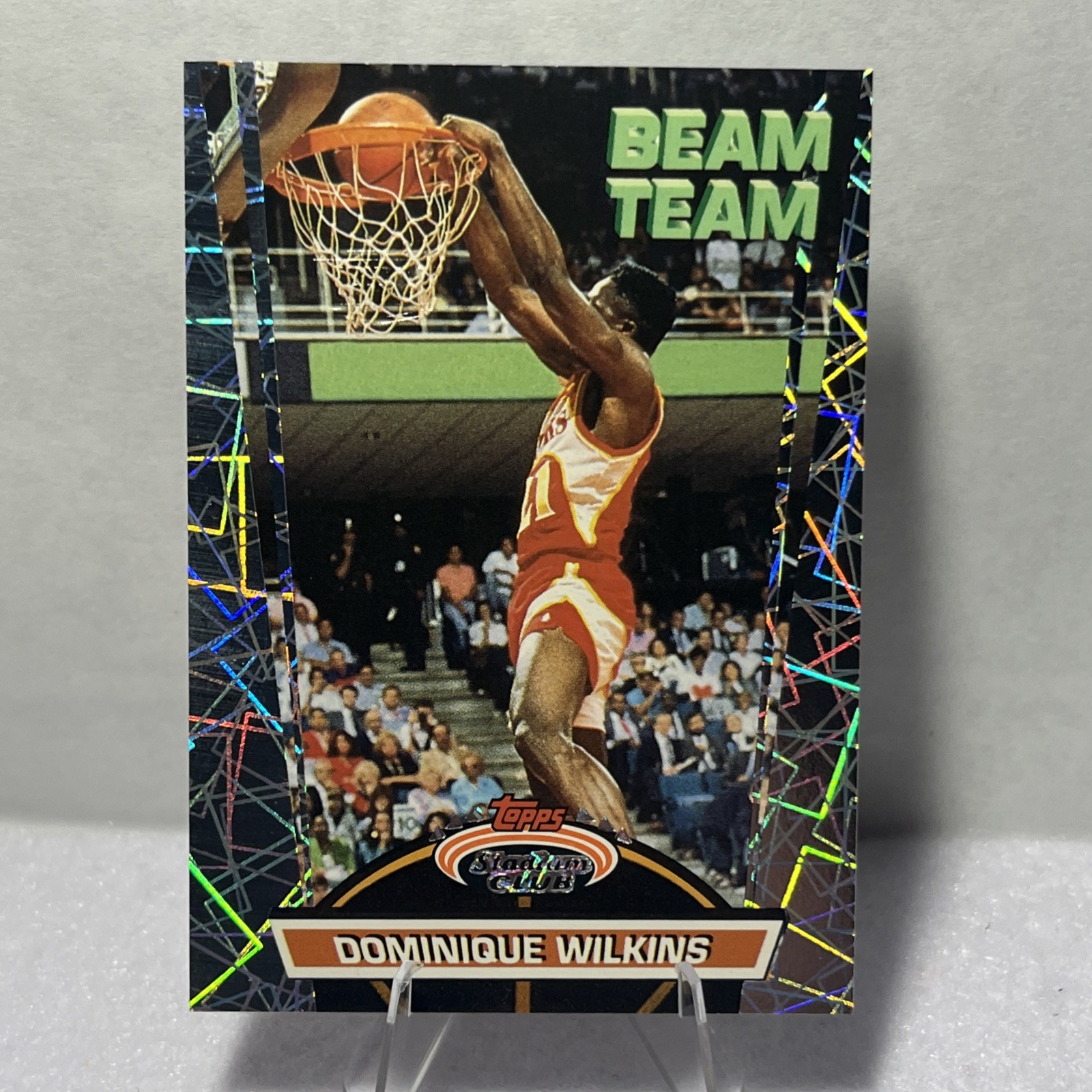 1992-93 Topps Stadium Club - Beam Team Dominique Wilkins #2 Members Only