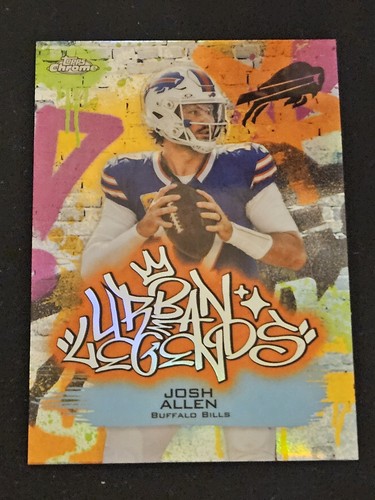 Josh Allen #UL-2 2025 Topps Chrome Urban Legends card