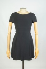 Emporio Armani Short Sleeve Black Vintage 1973 Dress Blouse Size 42 EU 38