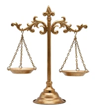 Vintage Style Metal Libra Jewelry Towers with Fixed Beam, Scale Tray Display ...