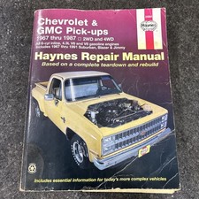 Chevrolet & GMC Pick-Ups 1967–1987 Haynes Repair Manual 24064 Gas 2WD 4WD🔥