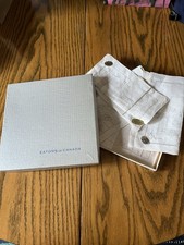 Vtg 4 Vanity Fair Ladies White Hankies Embroidered In Box