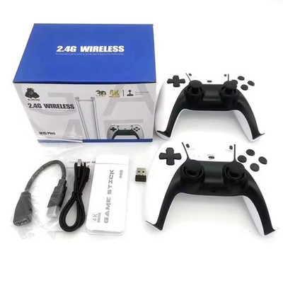 4K M15 Game Console Stick 128GB 2.4G Wireless Controller Built in Retro Games