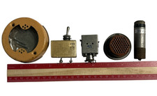 1960S-80S NASA SPACE PROGRAM UNIDENTIFIED MISC. SWITCHES AND RELAYS LOT OF 5 B1