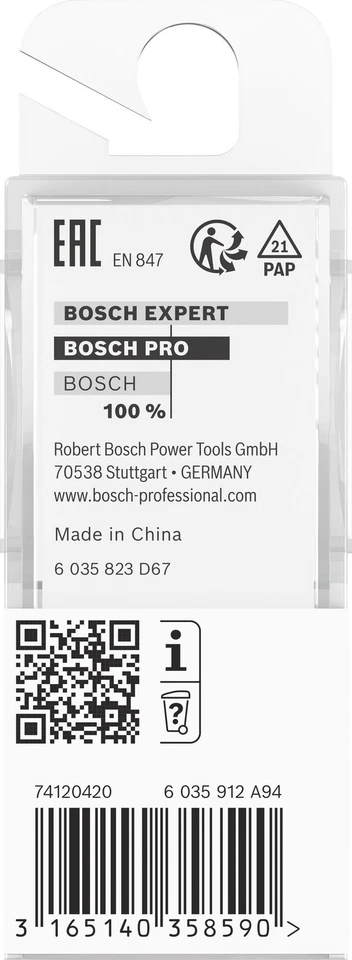 Bosch Profilfräser H, 8 mm, R1 2,4 mm, D 12,7 mm, L 12,4 mm, G 46 mm - Bild 3 von 4