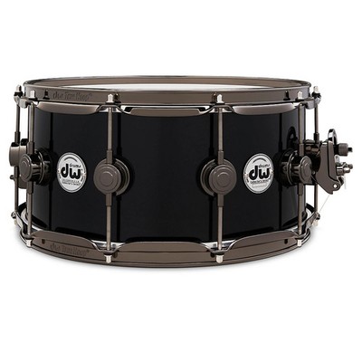 DW Collector's SSC Maple Finish Ply Snare Drum 14 x 6.5 in. Gloss Black