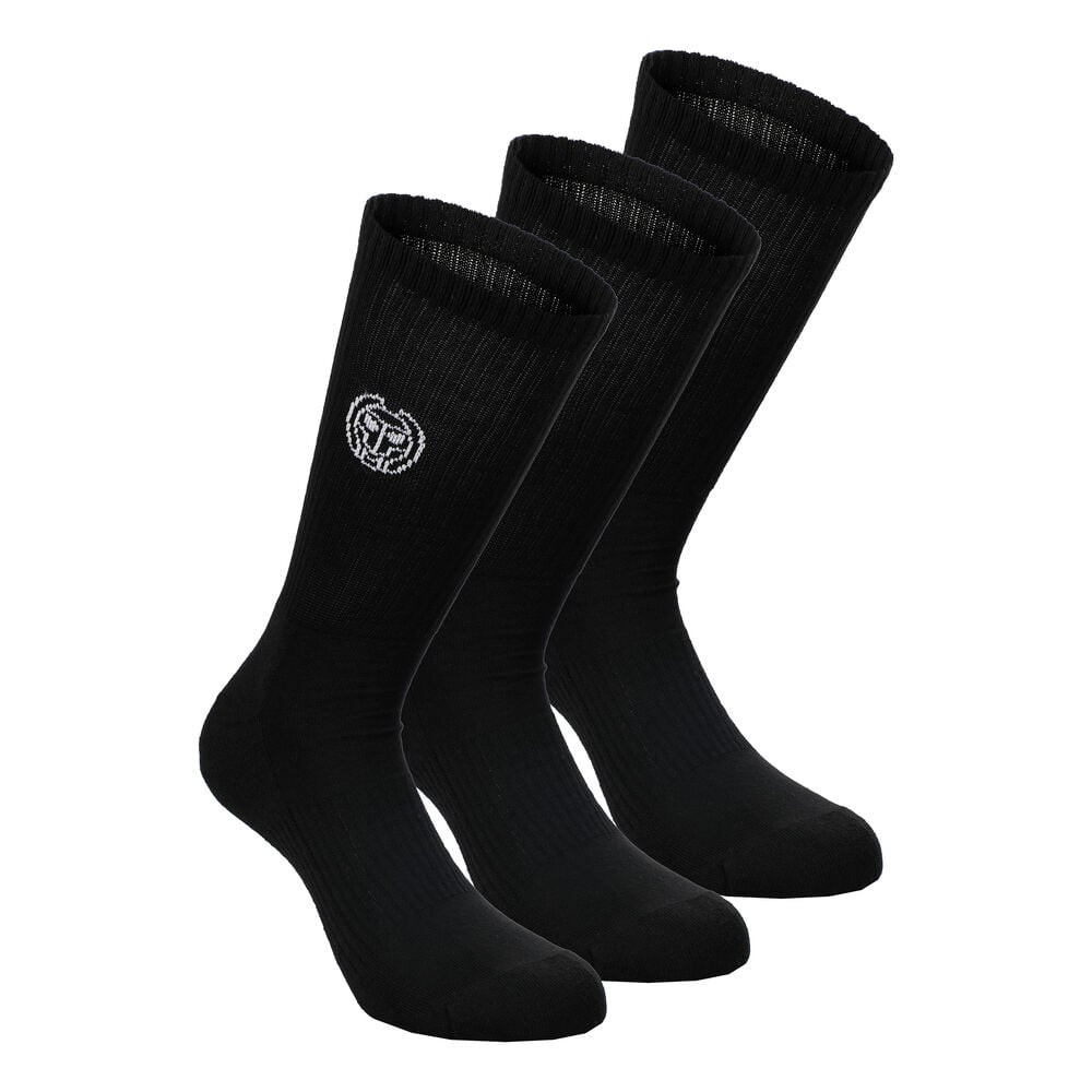 Носки BIDI BADU унисекс Don Carlito Crew Move 3P Tennissocken schwarz в упаковке из 3 предметов