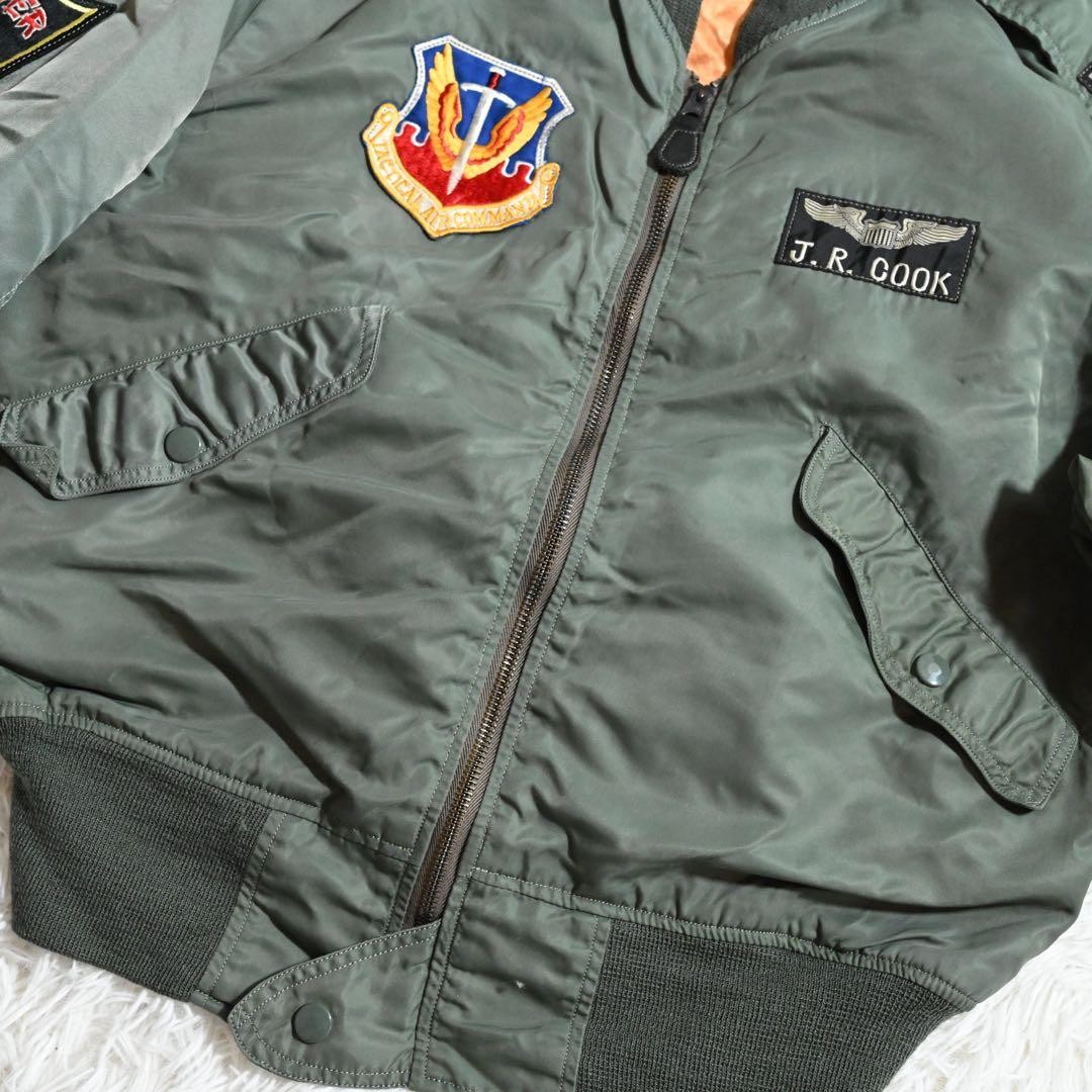 Buzz Rickson's Reversible L-2B Flight Jacket M Sa… - image 3