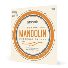D Addario Octave Mandolin Strings Phosphor Bronze Warm Acoustic Tone USA Made