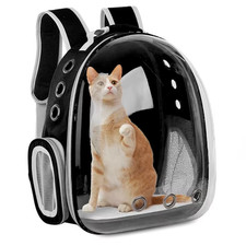 Pet Cat Carrying Bag Space Pet Backpacks Breathable Portable Transparent Backpac