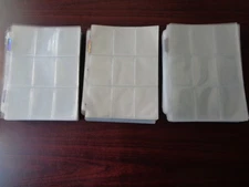 (300) Used Ultra Pro 9 Pocket Album Pages For Sports Cards
