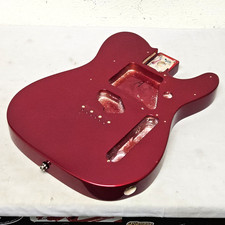 Fender Deluxe Nashville Telecaster Candy Apple Red Body for 3 Pickup Tele Guitar