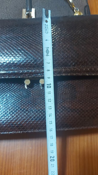 Bolso De Piel De Serpiente Auténtica De Pitón