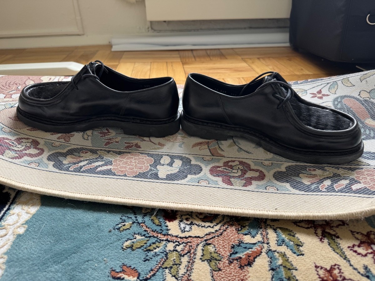 Paraboot Michael Size 43 (US 10) Lisse-Noir Leather and French