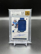 2020 National Treasures RPA Holo Gold #9/10 Jonathan Taylor BGS 8.5 Auto 10