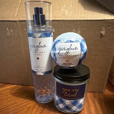 Bath & Body Works Gingham Set: Mist 8 oz Spra...