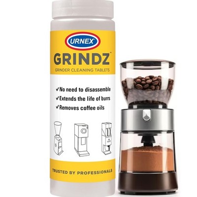 Urnex Grindz Professional Coffee Grinder Cleaning Tablets  430 Grams  All Nat...