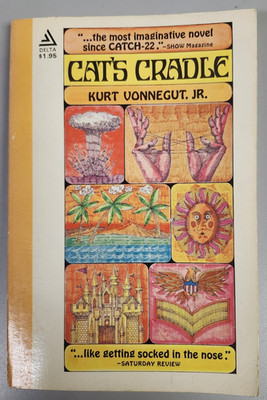 Cat's Cradle by Kurt Vonnegut Jr.,  VINTAGE TRADE PAPERBACK,  1963 DELTA