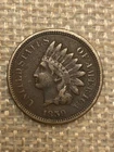 1859 Indian Head Cent: Very Fine VF w/Medium-Dark, Even Toning