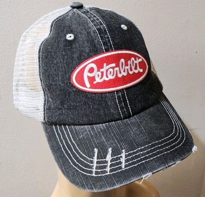 Peterbilt Trucker Hat Distressed Baseball Cap PETERBILT HAT
