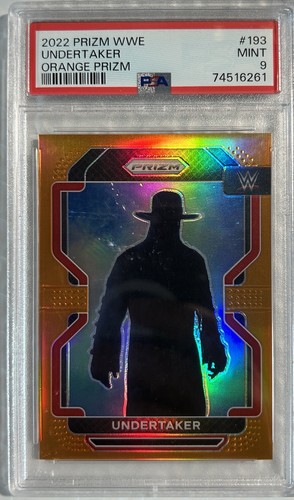 2022 WWE PRIZM UNDERTAKER ORANGE #79 /99 PSA 9 Low Pop